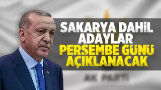 AK Parti Sakarya Büyükşehir adayı perşembe günü açıklanacak