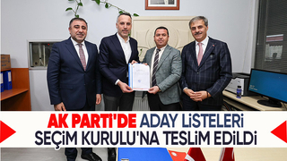 AK Parti Sakarya'da aday listeleri teslim edildi