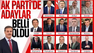 AK Parti Sakarya İlçe Belediye Başkan Adayları belli oldu