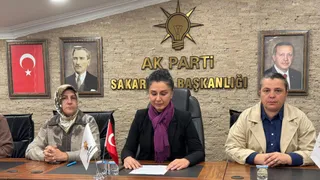 AK Parti Sakarya Kadın Kolları’ndan 25 Kasım basın açıklaması