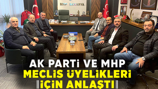 AK Parti ve MHP meclis üyelikleri için anlaşma sağladı