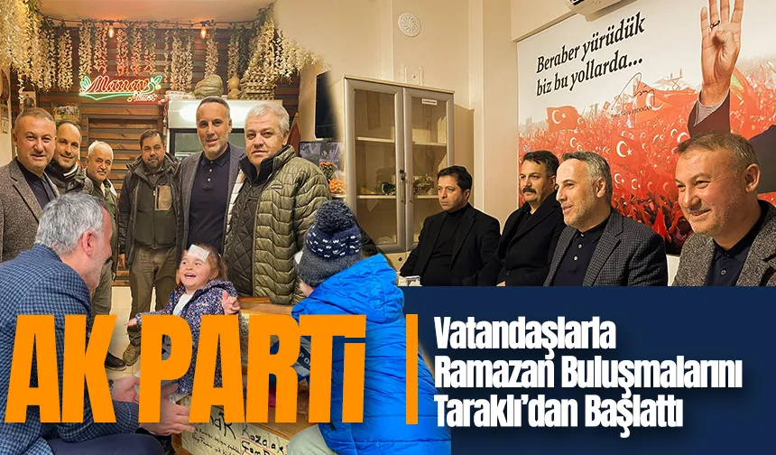 AK Parti’den Taraklı’da Milletimizle Niyetimiz Bir buluşması