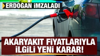 Akaryakıt fiyatlarıyla ilgili yeni karar