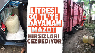  Akaryakıt Hırsızı Kaçamadan Yakalandı 