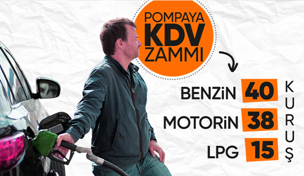 Akaryakıta KDV zammı geliyor: Bu gece yarısından itibaren geçerli olacak