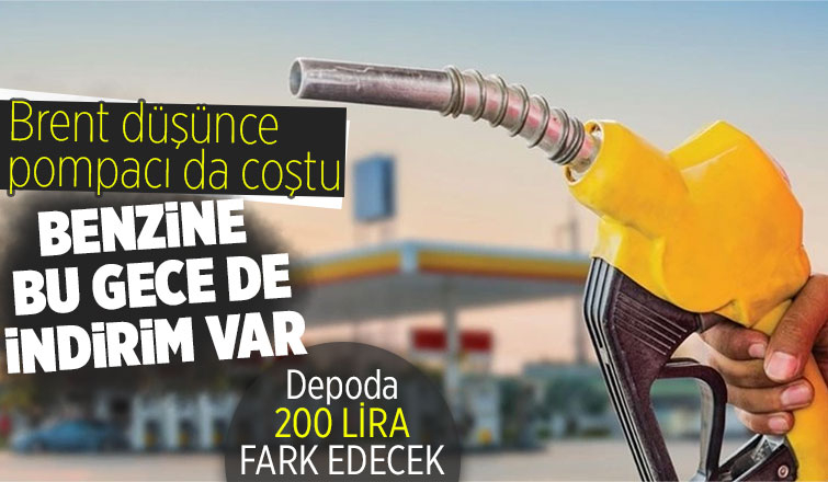 Akaryakıtta bir indirim daha! Benzinin fiyatı ikinci kez düşüyor: Bu gece yarısından itibaren..