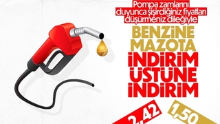 Akaryakıtta çifte indirim