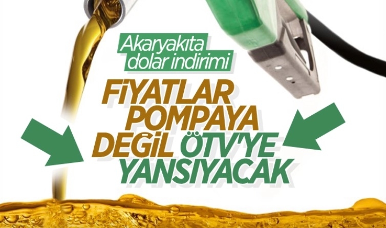 Akaryakıtta gelecek indirimler ÖTV'ye yansıyacak