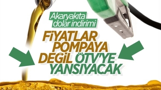 Akaryakıtta gelecek indirimler ÖTV'ye yansıyacak