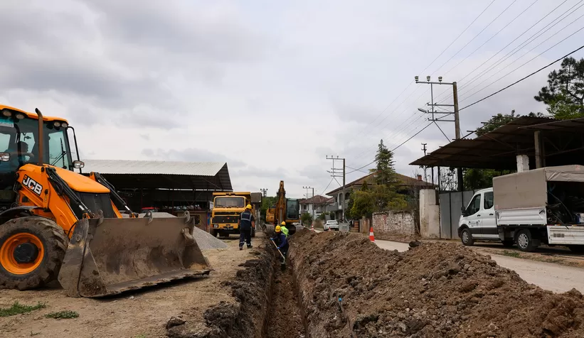 Akçakamış’a 5 bin 500 metrelik yeni içme suyu hattı