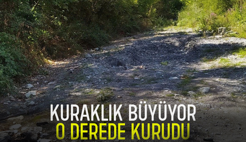 Akçay Deresi kurudu