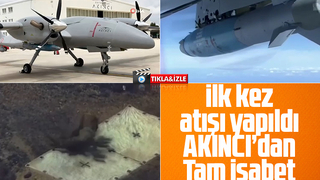 Akıncı hedefi tam isabetle vurdu