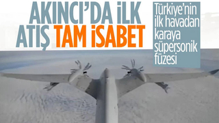 AKINCI TİHA, 100 km'nin üzerindeki hedefi tam isabetle vurdu