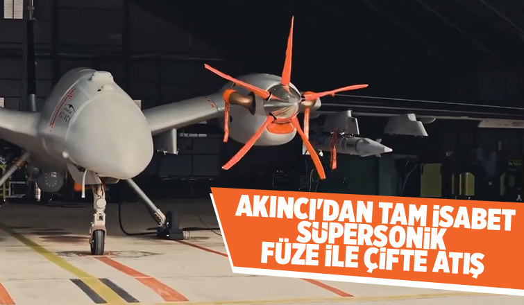 AKINCI TİHA Süpersonik Füze ile çifte atış