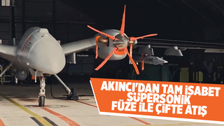 AKINCI TİHA Süpersonik Füze ile çifte atış