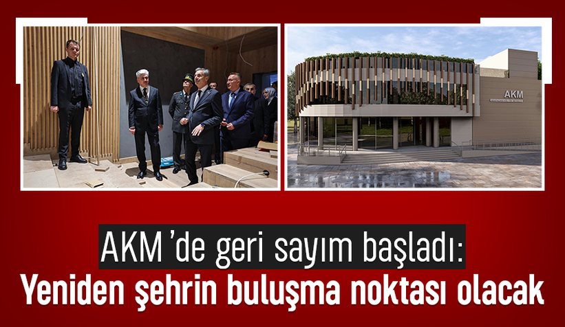 AKM'de çalışmalar sürüyor