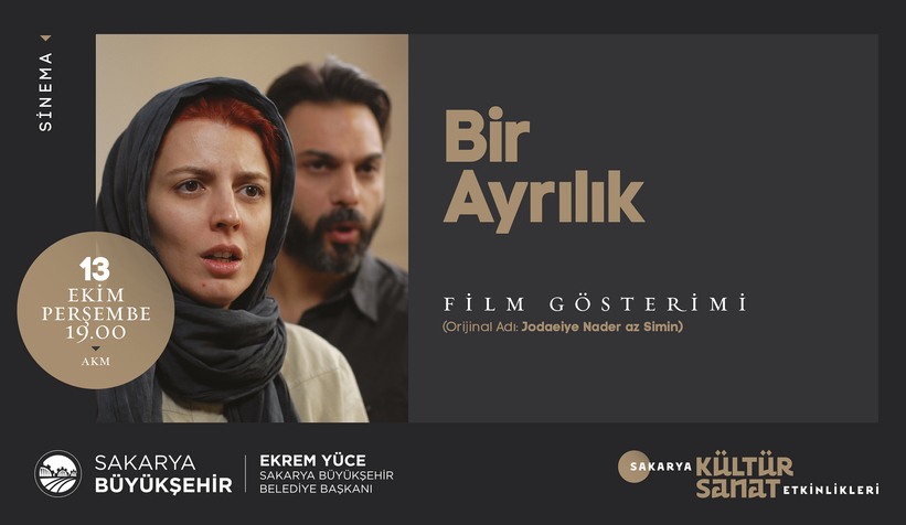 AKM’de Bir Ayrılık isimli film gösterilecek