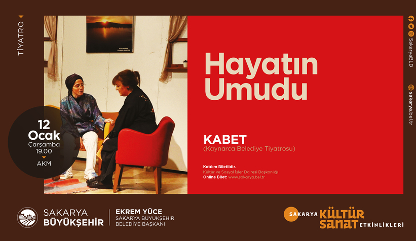 AKM’de Hayatın Umudu sahne alacak