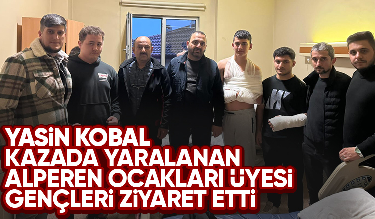 Akyazı Alperen Ocakları üyesi iki genç kazada yaralandı