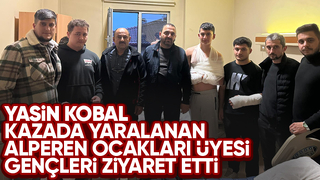 Akyazı Alperen Ocakları üyesi iki genç kazada yaralandı