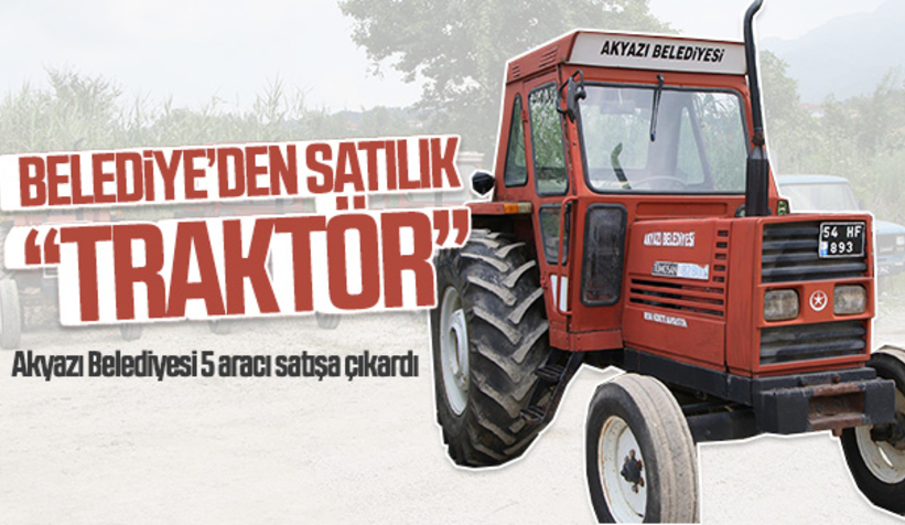 Akyazı belediyesi araç satıyor