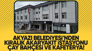 Akyazı Belediyesi iş yerlerini kiraya veriyor