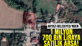 Akyazı Belediyesi'nden satılık tarla ve arsalar