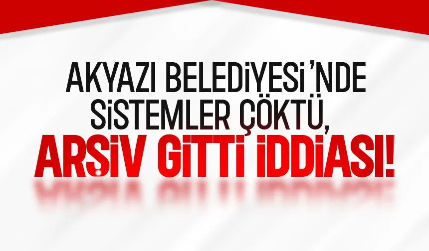 Akyazı Belediyesinde Hacker Şoku 