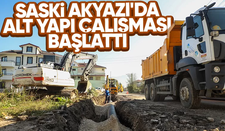 Akyazı Cumhuriyet Mahallesi'ne yeni alt yapı
