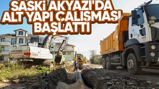 Akyazı Cumhuriyet Mahallesi'ne yeni alt yapı