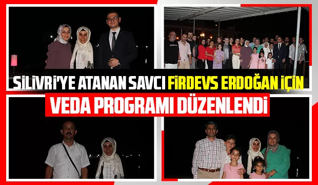 Akyazı Cumhuriyet Savcısı Firdevs Erdoğan için veda programı