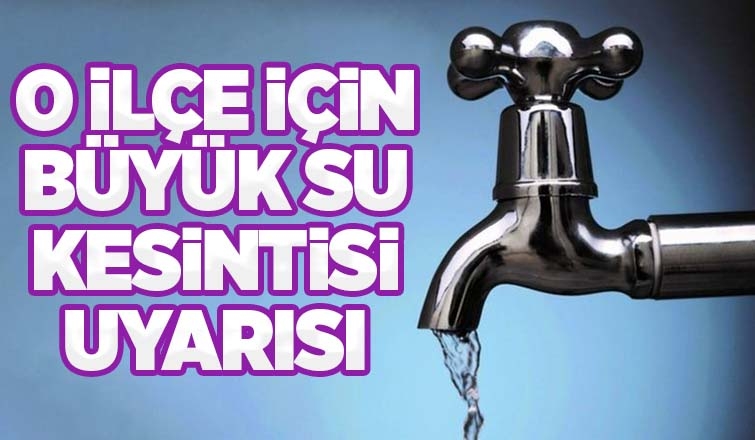 Akyazı'da 10 mahallede büyük su kesintisi