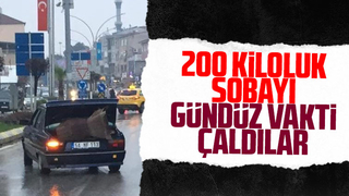 Akyazı'da 200 kiloluk sobayı çaldılar