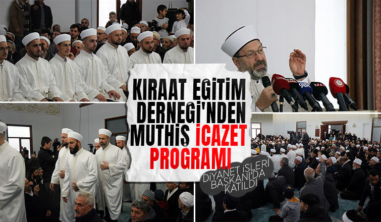 Akyazı'da 24 öğrenci için icazet programı düzenlendi