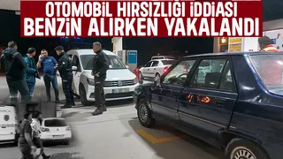 Akyazı'da araç hırsızlığı iddiası; Benzinlikte yakalandı