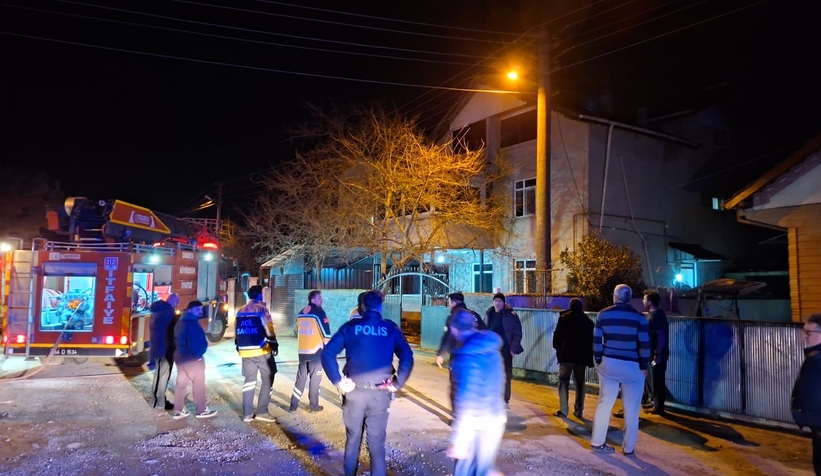 Akyazı'da baca yangını