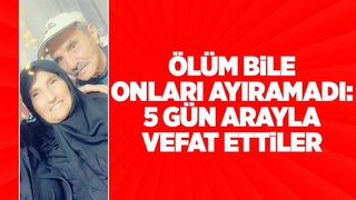 Akyazı'da Başaran çifti 5 gün arayla vefat etti