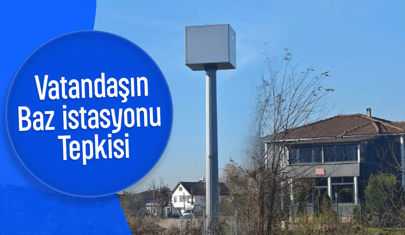 Akyazı'da baz istasyonu tepkisi