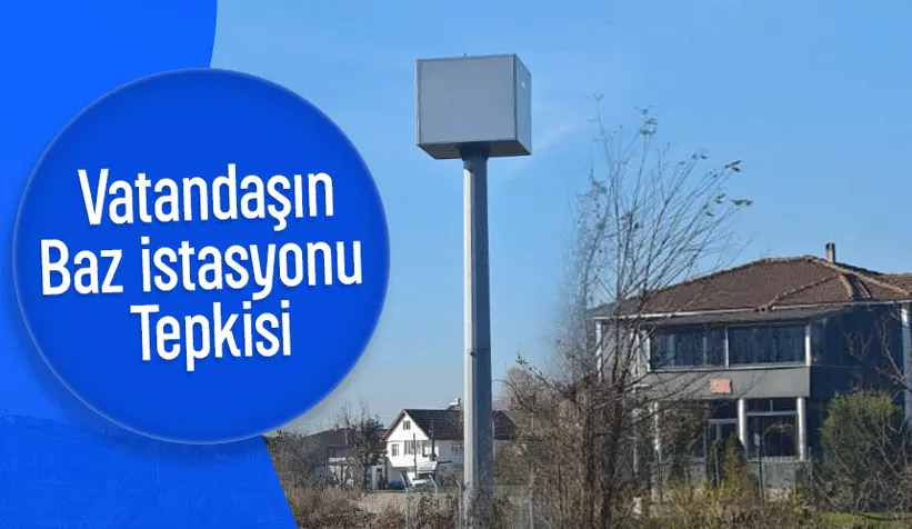 Akyazı'da baz istasyonu tepkisi