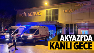 Akyazı'da bıçaklanan kişi ağır yaralandı