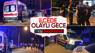 Kardeşlerin kavgasını ayırırken bıçaklandı