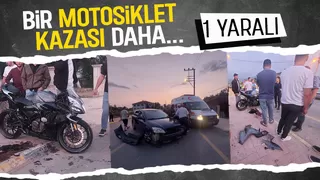 Akyazı da bir motosiklet kazası daha