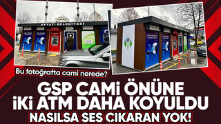 Akyazı'da caminin siluetini bozan ATM'lere tepki