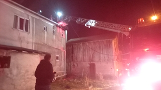 Akyazı'da çatı yangını