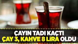 Akyazı'da çay 3 lira, Türk kahvesi 8 lira oldu