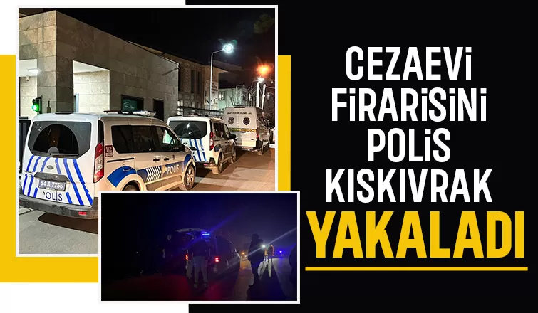 Akyazı da Cezaevi Firarisini Polis Kıskıvrak Yakaladı.