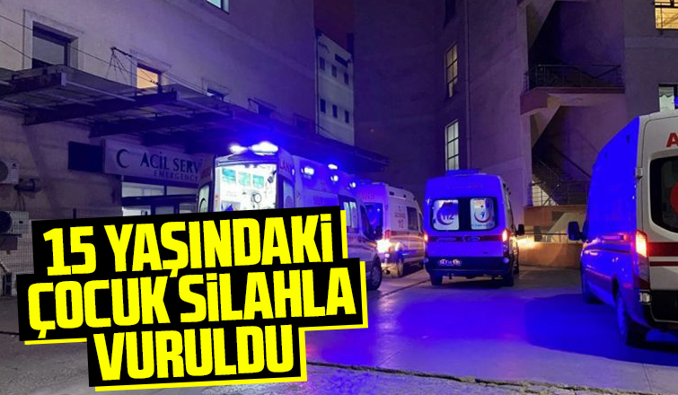 Akyazı'da çocuk silahla yaralandı