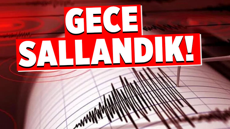 Akyazı'da deprem