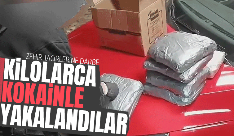 Akyazı da durdurulan araçta kilolarca kokain bulundu