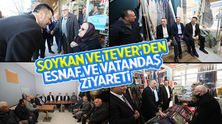 Akyazı'da esnaf ve vatandaşları ziyaret ettiler